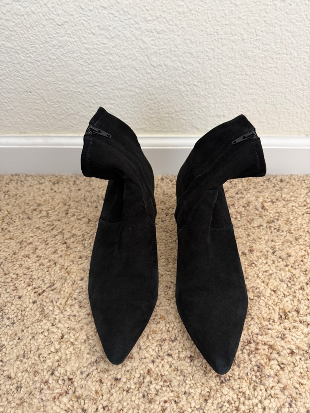 Loeffler Randall Suede Sock Boot, 8